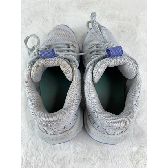 Under Armour Youth Sneakers Size 2.5Y Gray Aqua Purple Athletic Running Shoes - Picture 11 of 11